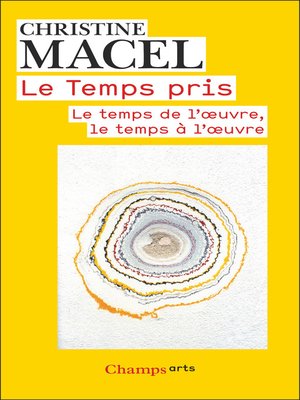 cover image of Le Temps pris
